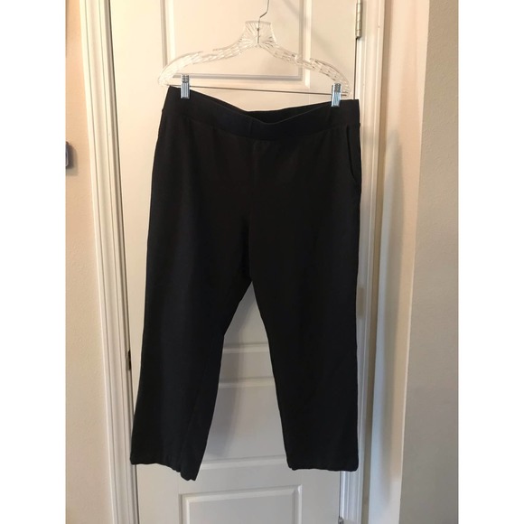 Pure J. Jill Black Athleisure Pants Size Large - Picture 1 of 6